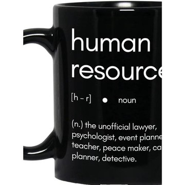 Human Resources人力資源HR陶瓷咖啡馬克杯子茶水杯同事生日禮物