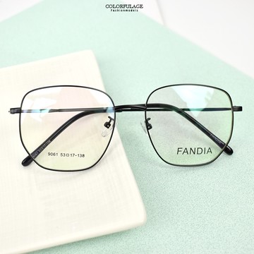 配眼鏡 不規則個性金屬框 NYA79