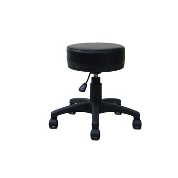 台灣製造 SGS認證 CC-02 辦公圓椅-黑（35*35*47cm）_廠商直送