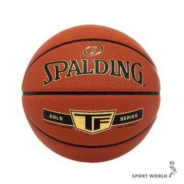 Spalding 斯伯丁 籃球 合成皮 TF金色 7號球 橘【運動世界】SPA76857