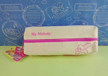 【震撼精品百貨】My Melody 美樂蒂 筆袋 粉白 震撼日式精品百貨