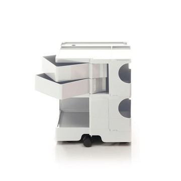 B-LINE Boby 收納推車 中尺寸雙抽屜 白色