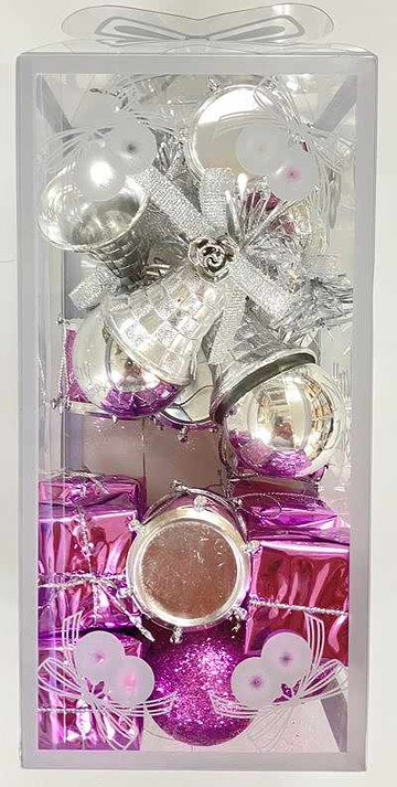 【100 Life Japan Can Do】(H)聖誕節-聖誕樹粉×銀裝飾盒組(1組入)