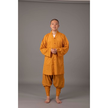 現貨供應 弘喧 佛教 僧服 出家人 衣服 短掛 竹沙布 禪意 吸汗 柔軟 透氣 和尚 出家眾 僧人 高僧 外出 禮佛