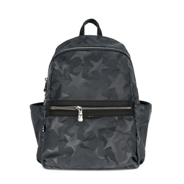 J II 後背包-摩卡尼龍配皮後背包-星星灰-6116-14