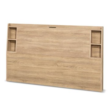 【鴨鴨居家】波頓5尺浮雕日字型床片-3色可選擇