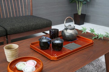 飛驒春慶 福壽漆器店 利休長型托盤