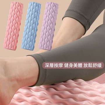 【神鬼玩家】按摩瑜伽柱水滴款52cm特長型(瑜珈柱 瑜珈滾筒 瑜珈滾輪 瑜珈軸 按摩滾筒外銷歐洲檢驗合格)
