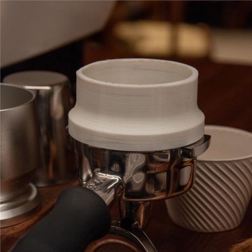 素止 3D打印 意式咖啡接粉環外卡磁性 配合布粉針使用