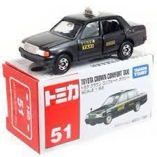 【美國媽咪】TOMICA 合金車 NO.51 豐田黑色計程車 COMFORT TAXI TAKARA TOMY 多美小汽