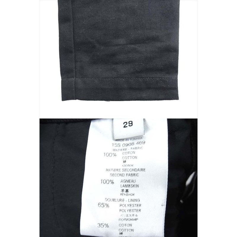 極上美品】【中古】15SS GIVENCHY ジバンシー 15S 0908 469 レザー切替