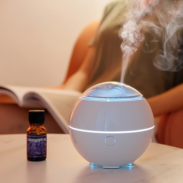 香薰機精油香薰燈臥室床頭超生波香薰加溼器噴霧薰香機爐家用充電