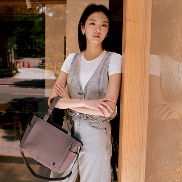 Dayflow簡行托特包(S) 蝴蝶藍