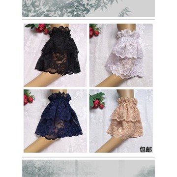 原創手工惠馨堂柔軟假袖蕾絲手臂套遮疤痕紋身套胳膊套手腕套護袖