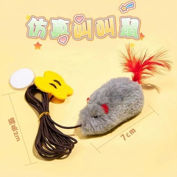 ✨【台灣熱賣】小貓玩具 貓咪掛門玩具 仿真老鼠玩具 貓咪自己解悶神器 貓咪發聲玩具 貓咪解壓神器 逗貓玩具 貓咪玩具用品