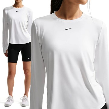 Nike One Classic Df Ls Top 女款 白色 快乾 訓練 運動 長袖 FN2802-102