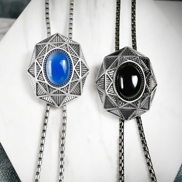 臻寶系列 保羅領帶 Bolo Tie 領繩項鍊 金屬繩領帶 長項鍊