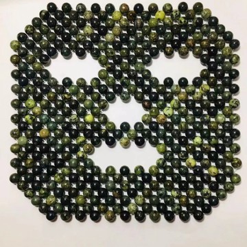 💯台灣出貨💯面罩藥王石純天然面膜 面罩藥王石串珠 美白 緊緻皮膚 冷敷熱敷面罩天然