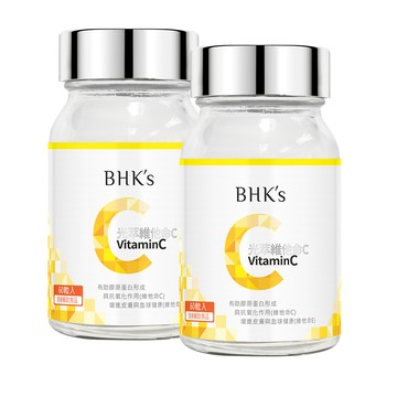 BHK's 光萃維他命C雙層錠 (60粒/瓶)2瓶組