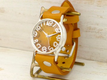 JSS3 HandCraftWatch JUMBO Silver36mm黃錶盤 Floating Index (JUM130SV YL)