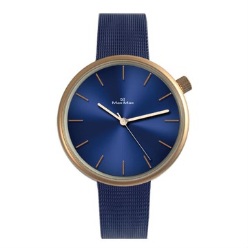 Max Max MAS7026-4 簡約文青米蘭帶腕錶 -藍 39mm｜樂天全館特惠中★指定刷卡回饋10%