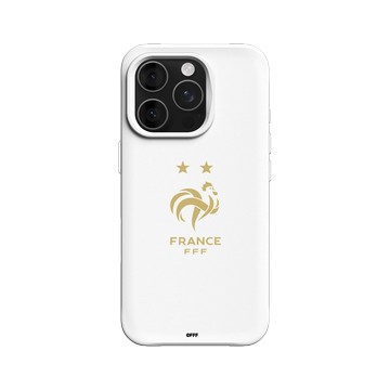 iPhone 16 Pro SolidX 白 - FFF - Logo - Golden