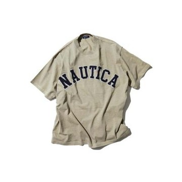 NAUTICA Dyed Arch Logo S/S Tee 水洗 短袖 淺褐色 男女款 FREAKS-99 [台灣現貨