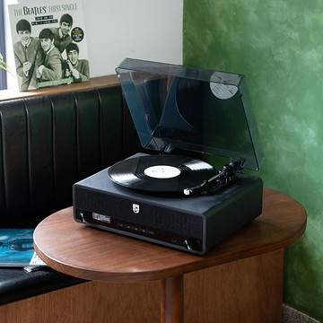 ⚡年後出貨⚡PHILIPS｜THE STEVIE 藍牙黑膠唱片機 ALL IN ONE | TAV3000