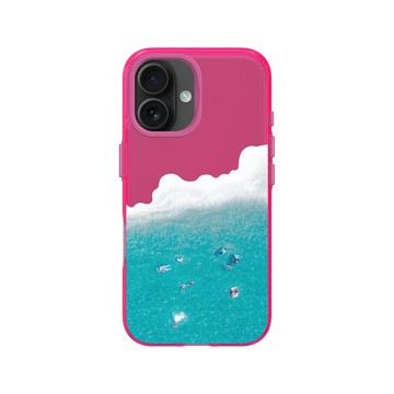 iPhone 16 Clear 粉漾桃 - Ocean Collection: Let's Sea 海洋系列：一路向海 - 夏日漫游