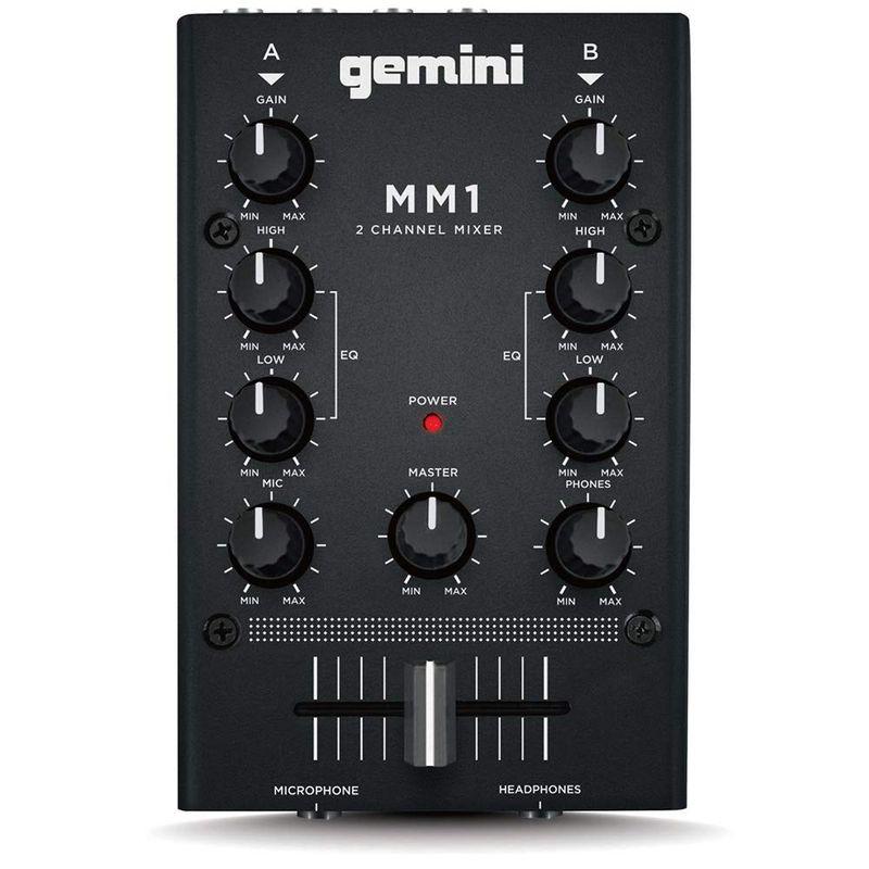 GEMINI DJ ミキサー ポータブル 2ch ステレオミキサー MM1国内正規品