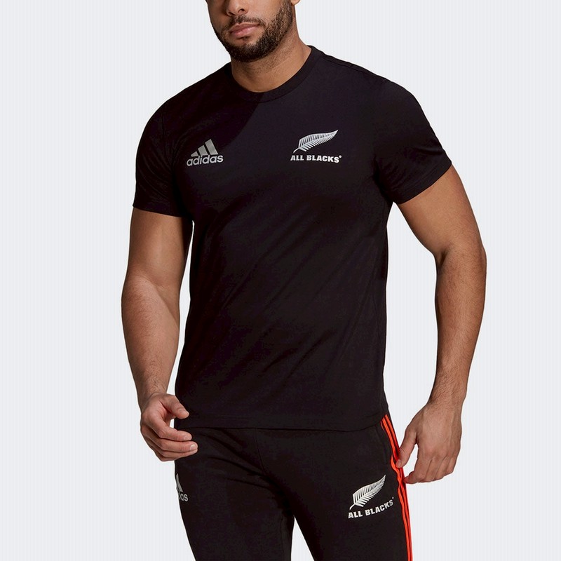 アディダス Adidas オールブラックス ラグビー コットン半袖tシャツ ブラック 通販 Lineポイント最大1 0 Get Lineショッピング