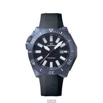 WAKMANN手錶 WA00006 46mm黑錶殼，深黑色錶帶款_廠商直送