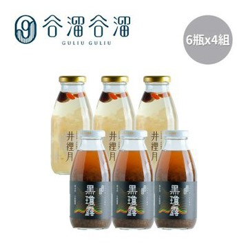 GULIU GULIU 谷溜谷溜養生飲品 銀寶雙全組合(6瓶*4組)