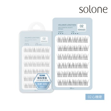 Solone宛若天生免膠式假睫毛36株_心機睫