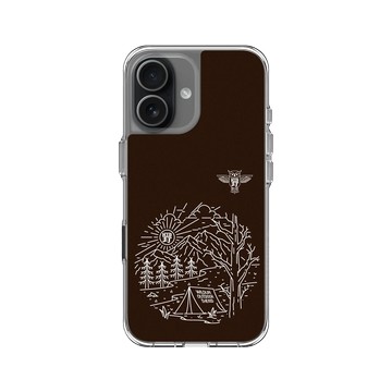 iPhone 17 Clear Case（相機按鈕） 透明 - KID - 戶外野營森林村