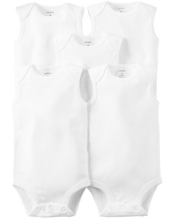 5-Pack Sleeveless Original Bodysuits