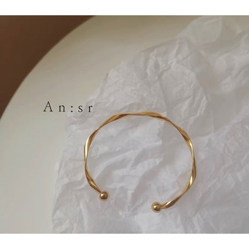 An:sr—「質感氣質 手鐲」氣質金 手飾 手鐲 手鍊 手環C0017