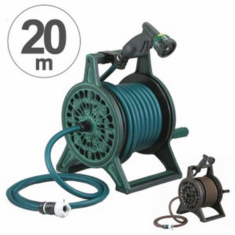 ホースリール 特殊耐圧防藻ホースｍ巻 金属製 ブロンズリール 送料無料 散水ホース 水撒きホース ガーデニング 園芸 おしゃれ 通販 Lineポイント最大1 0 Get Lineショッピング