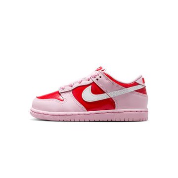 Nike Dunk Low Bp 運動鞋 中童 童鞋 粉紅色 情人節 皮革 休閒鞋 IQ0220-663