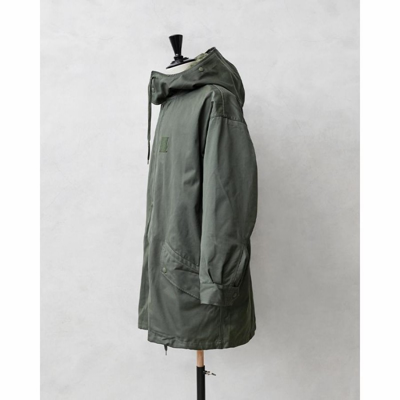 実物 新品 フランス軍 F-1 HBT パーカーコート ライナー付き