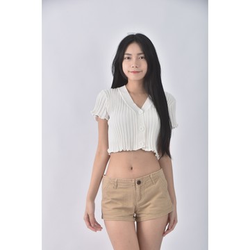 (XL) orenda低腰棕色短褲二手衣