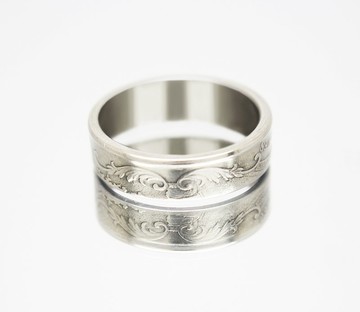 巴拉圭硬幣戒指 100 Guarani 2006-2018 男士硬幣戒指 女士硬幣戒指