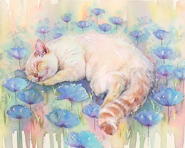 訂製水彩寵物肖像|寵物肖像|水彩|繪畫|禮物