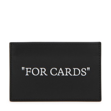 Off-white - Black And White Leather Cardholder
