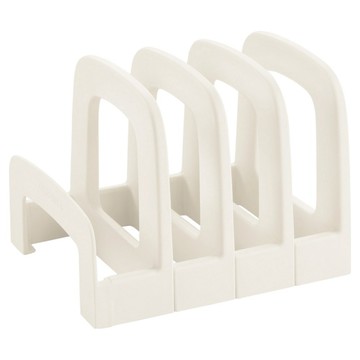 tescoma Flexispace 4格伸縮碗盤瀝水架  1個  白色