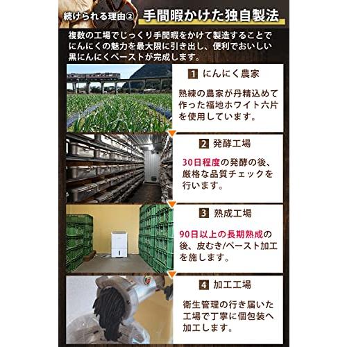 黒専力 おいしい黒にんにくペースト 30包 青森県産 90日 熟成発酵