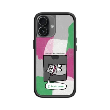 iPhone 17 Mod NX -邊框背蓋組合 (相機按鈕) 黑 - 小犬工作室 The little K9s - I dont care