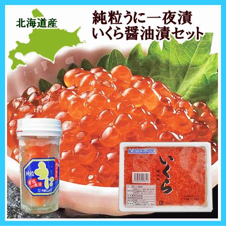 うに一夜漬 60g・いくら醤油漬 200g セット