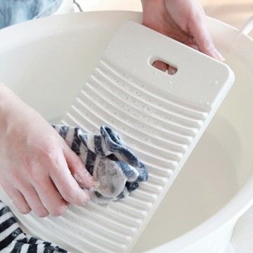 日本 霜山 日本製輕便型迷你洗衣板