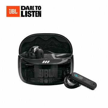 【JBL】Tune Beam 2 Ghost 真無線降噪藍牙耳機_黑色(透明版)